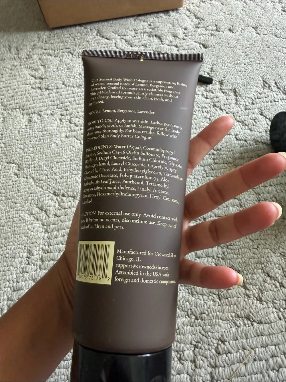 Monarch Spicy & Bold Body Wash - Brown